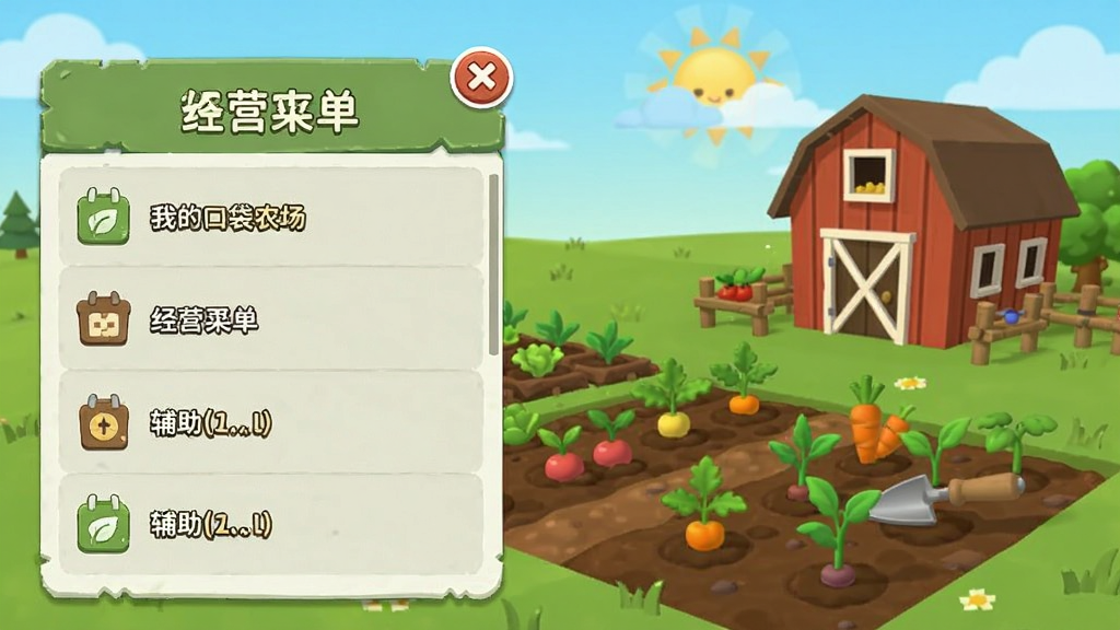 我的口袋农场(辅助菜单)经营攻略 安卓版