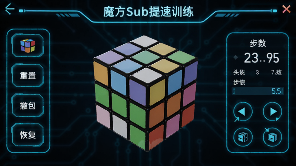 �������ơ�ħ��Sub����ѵ����3D�������̨���棬����Ϊ��άħ��ģ�;���չʾ���������Ϊ������ť���Ҳ�Ϊ����ͳ����壬�Ű���Ƽ��У����Ϊ��ɫ�������޺���������ϸ�ڰ����������ó����ָ���ť�Ͷ��ӽ��л�ͼ�꣬���ʸ��壬�ɾ����޶���Ԫ��