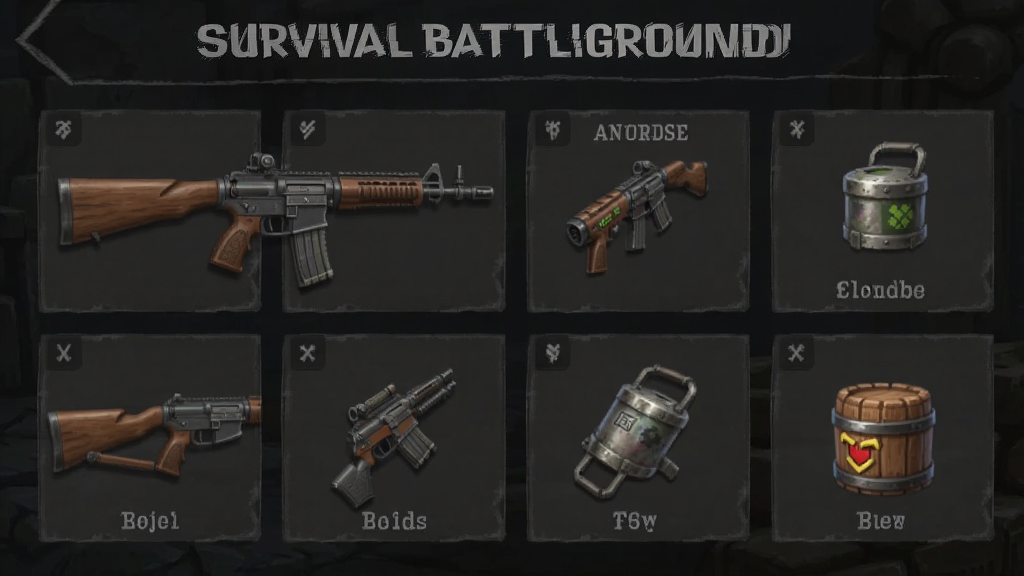 Survival Battleground 安卓版 武器道具图鉴