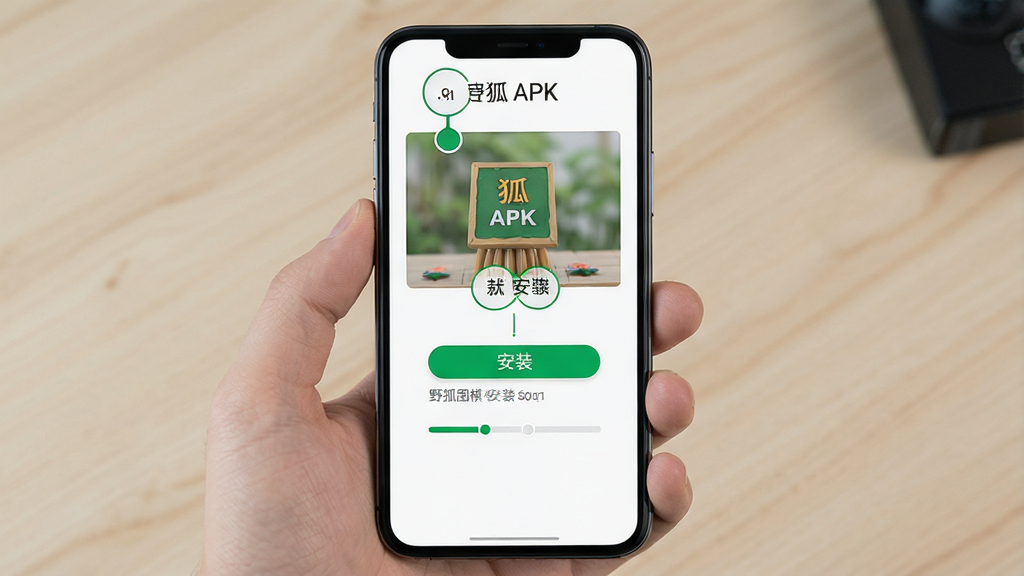 Ұ��Χ�尲װ����ʾ��ͼ������Ϊ�ֻ���Ļ��ʾAPK��װ���棬����Ϊ�����������̣���������ˣ�ϸ�ڰ�������װ����ť�ͽ����������ʸ��壬�ɾ����޶���Ԫ��