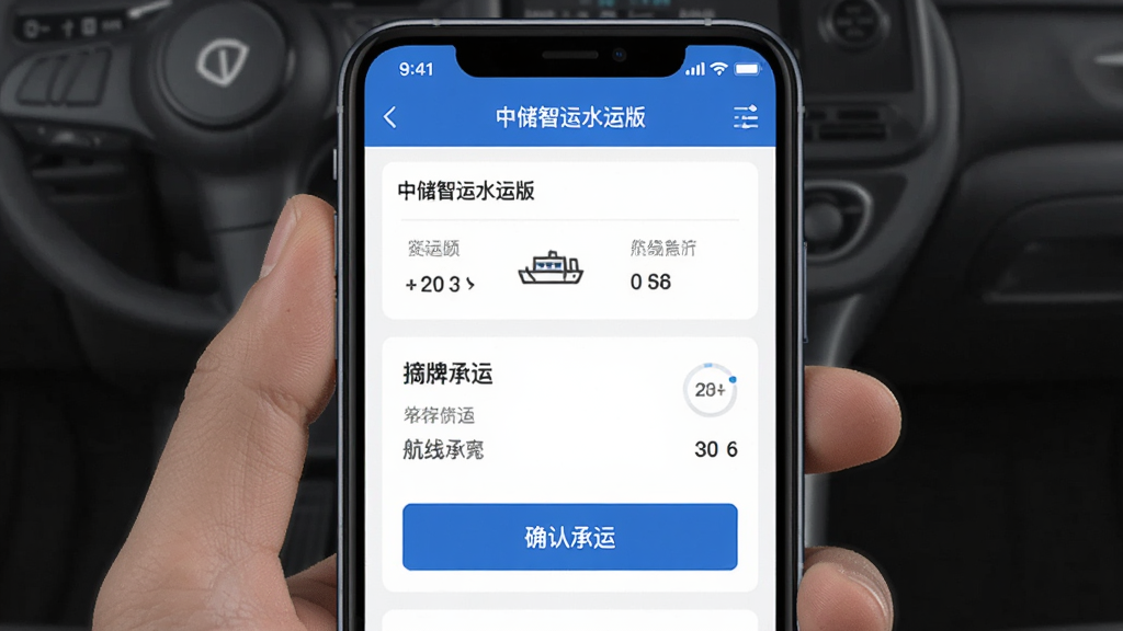 �д�����ˮ�˰�APP�������棬չʾժ�Ƴ������̣��ֻ���Ļ�г���ȷ�ϳ��˰�ť�뺽����Ϣ����ƽ����Ʒ��������ɫ���Ű����룬�����������ɾ��޶���Ԫ��