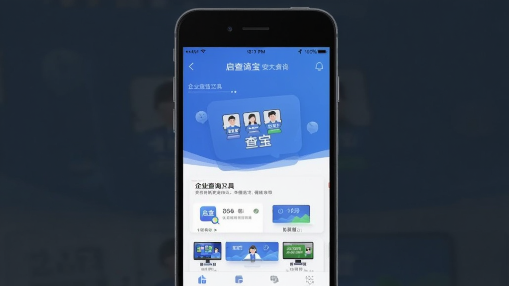 启查宝 安卓版 企业查询工具 界面