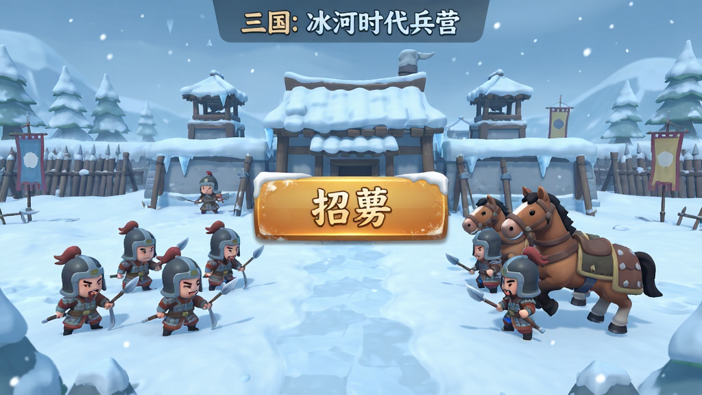 ����������ʱ����Ӫ���棬ʿ����ѩ���в�����ս��˻������Ӫ��������ѩ���ǣ���ļ��ť��Ŀ��Q���������磬��ɫ��ѩ�������־��У������������ɾ��޶���Ԫ��