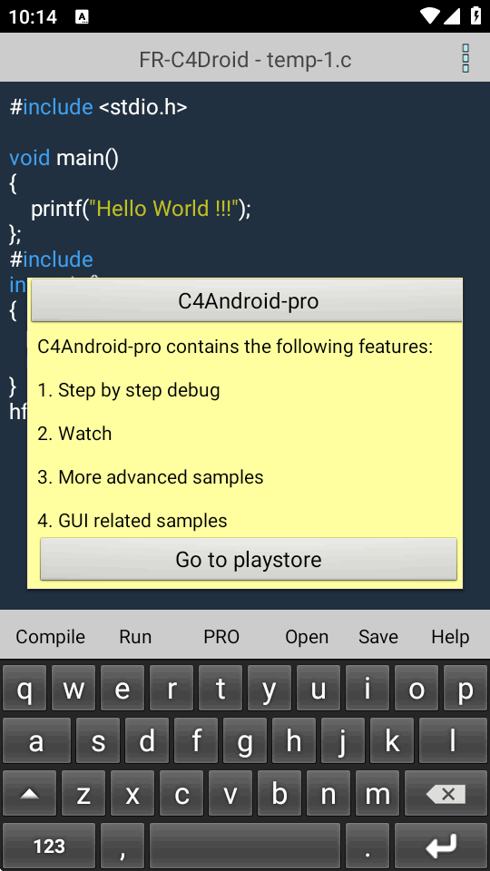 C4Droid-FR�����溬����ֻ����ͼ