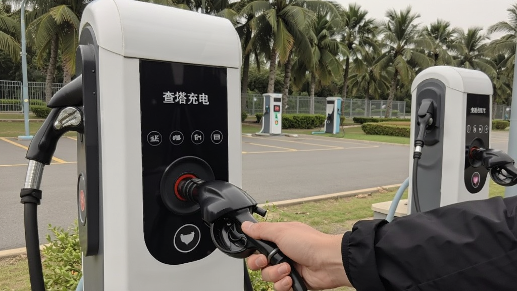铁塔充电 查找附近充电桩 操作截图