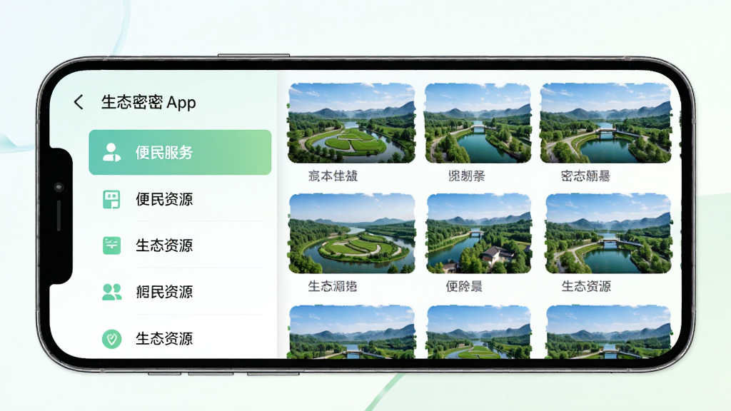 ����̬���ơ�App����չʾͼ������Ϊ�ֻ���Ļ��ʾ�����������̬��Դ���棬����Ϊ���ҷ��������Ϊ�����б����Ҳ�Ϊ���Ʒ羰����ͼ���Ű����룬�������ǳɫ��ϸ�ڰ���ͼ�������ֱ�ǩ�����ʸ��壬�ɾ����޶���Ԫ��