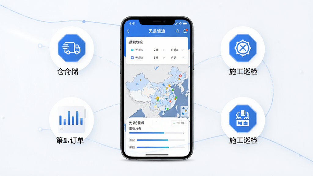 �츻ͨAPP���ܽ���չʾ����������Ϊ�ֻ���Ļ����Ļ����ʾ������������������ͼ�ֲ�����Χ���Ʋִ�����ͼ���ʩ��Ѳ��ͼ�꣬���ּ���������Ű�������½ṹ�����Ϊ�ִ�����Ƽ��磬ϸ�ڰ�����ɫ��ɫ��������ͼ���������������ʸ��壬�ɾ����޶���Ԫ�ء�