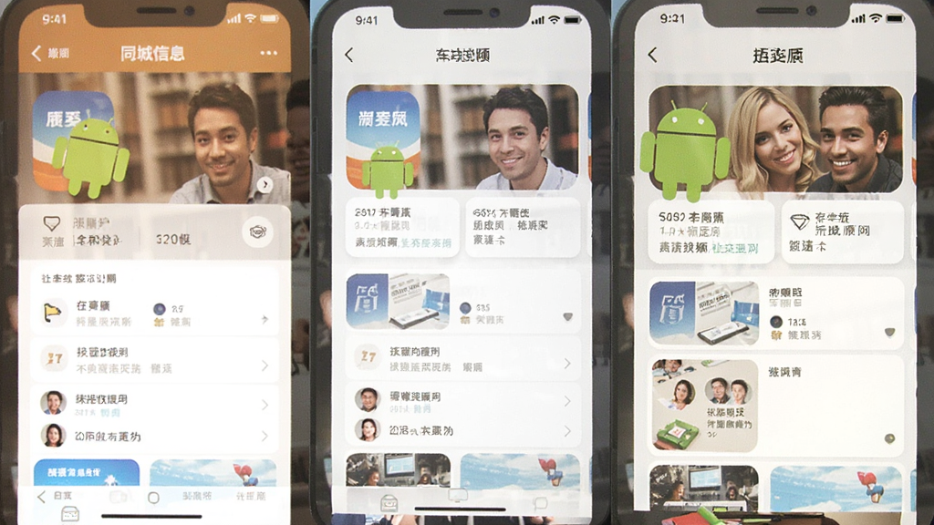 同城信息 安卓版 社交应用界面