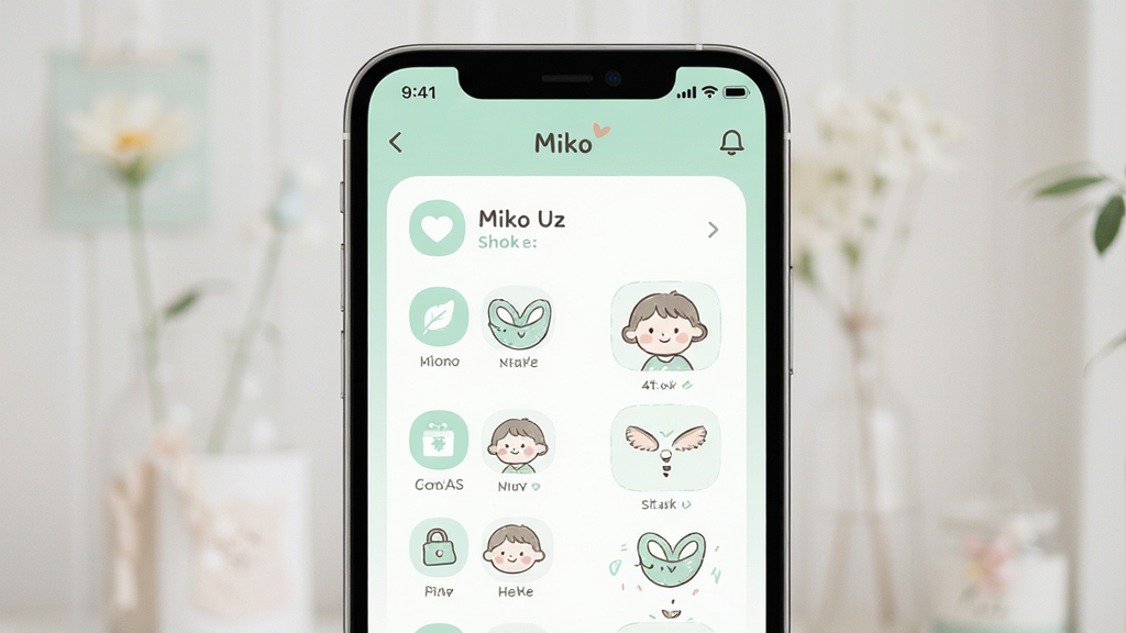 Miko�ճ�Ӧ�ý���չʾ������Ϊ�ֻ���Ļ����ʾ�����������ļ�¼Ӧ����ҳ������Ϊ�����ֻ�ģ�ͣ��Ű��࣬���������ͣ�ϸ�ڰ�����������ɫ��Բ��ͼ�ꡢ�ֻ�廭Ԫ�أ�����ɾ��޶���Ԫ�أ��߻���