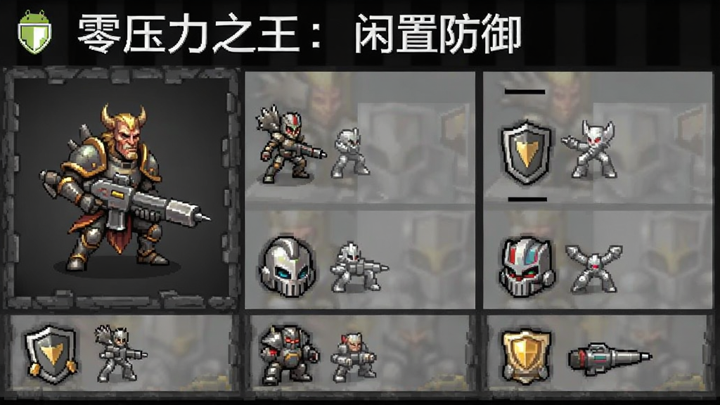 零压力之王: 闲置防御 安卓版 单位属性