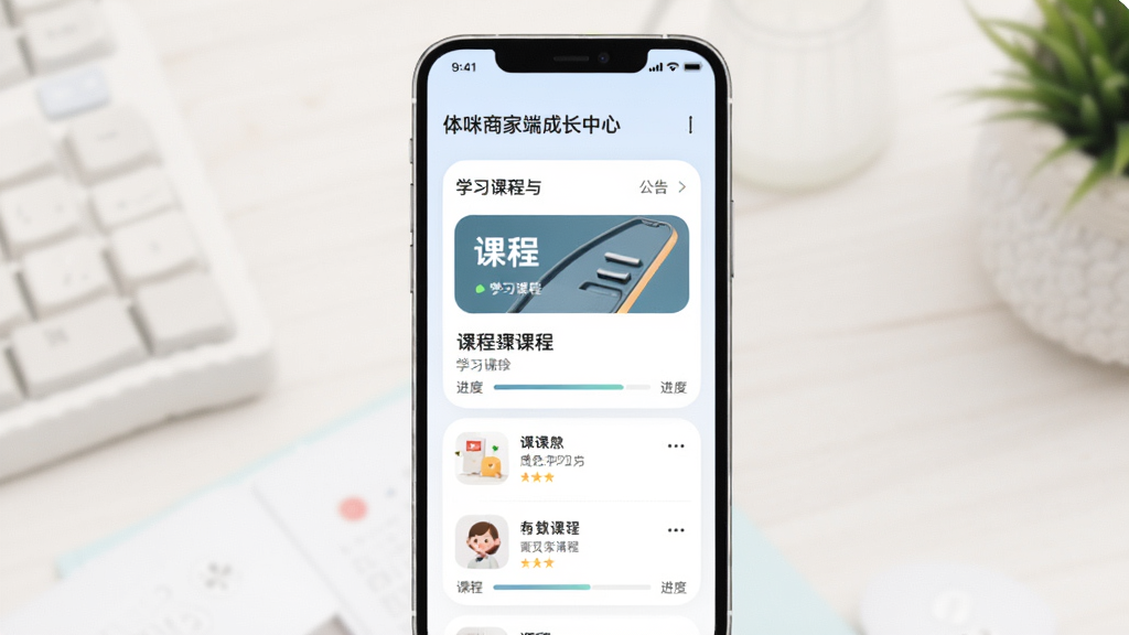 ������̼Ҷ˳ɳ����Ľ��棬����Ϊ�ֻ���Ļ��ʾѧϰ�γ��빫���б�������Ϊ��Ƭʽ���У��Ű����ʣ�������Բ�ǣ�ϸ�ڰ����γ̷���������������������ɾ��޶���Ԫ�ء�