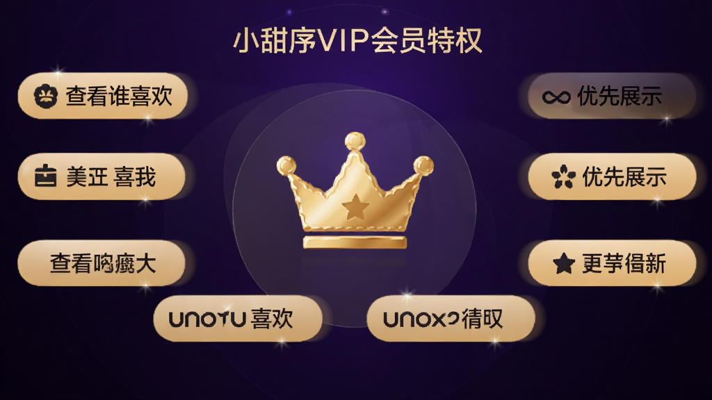 С����VIP��Ա��Ȩҳ��չʾ������������һ����ɫ�ʹ�ͼ�꣬��Χ���������޻������鿴˭ϲ���ҡ�����չʾ����Ȩ��ǩ������Ϊ����ɫ���䣬���߶˴����������������ɾ�������Ԫ��