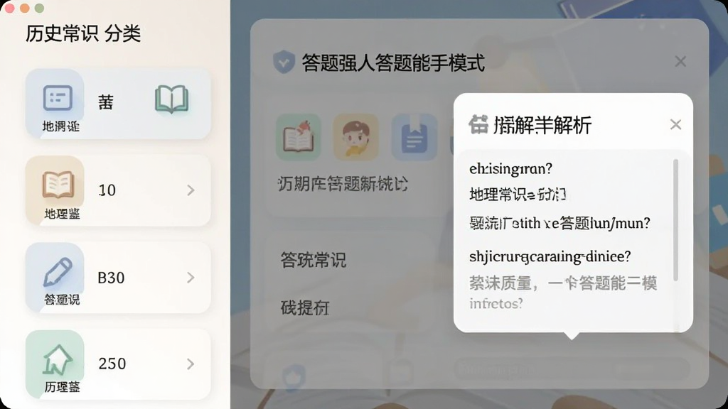 ����ǿ�˴�������ģʽ���棬���Ϊ��ʷ��ʶ����ͼ�꣬�Ҳ���ʾ������ʶ��Ŀ�ͽ���������������ÿ�Ƭʽ���֣���ɫ��ͣ����ʸɾ����޶���װ��Ԫ��