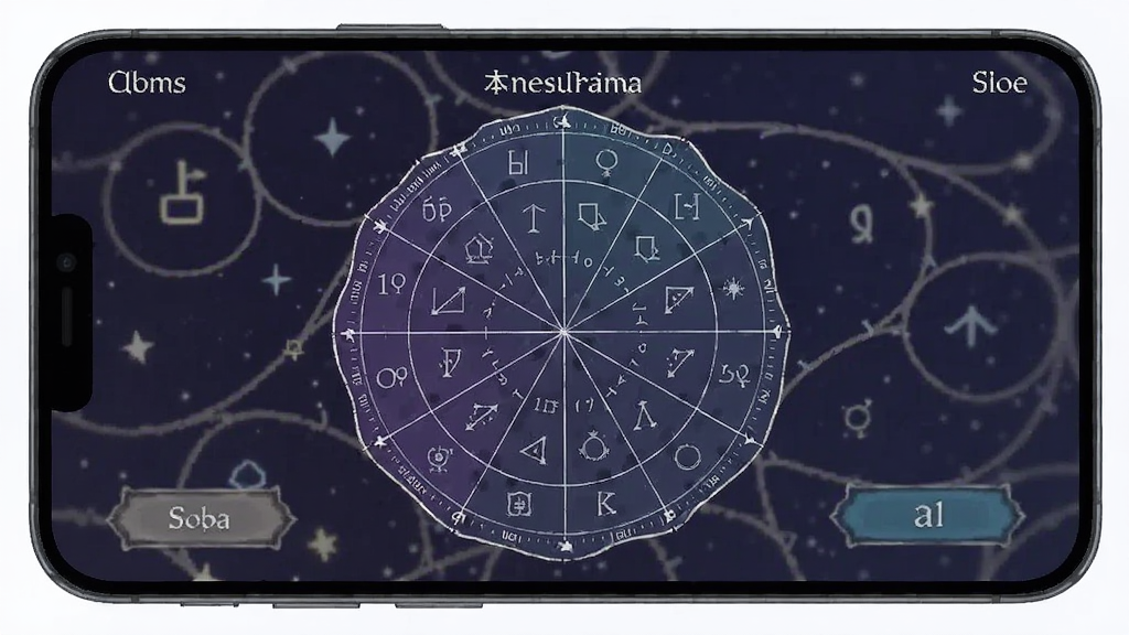占星 安卓版 本命星盘测算界面