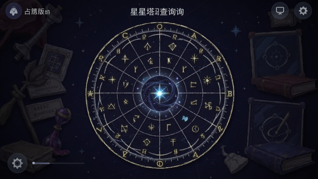 占星 安卓版 星盘塔罗查询工具 界面预览