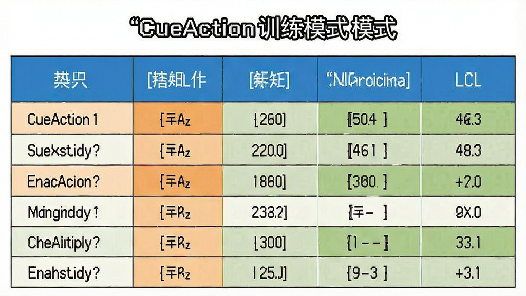 CueAction ��׿�� ѵ��ģʽ ���ݱ���