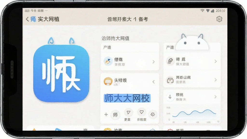 师大网校 安卓版 备考界面