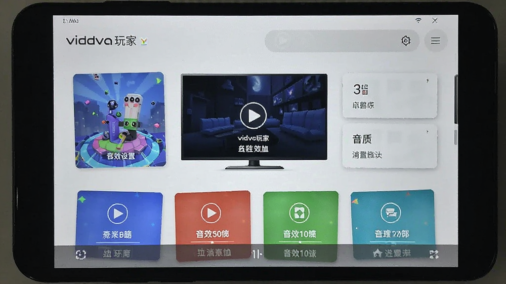Vidda玩家 音效设置 界面 安卓版