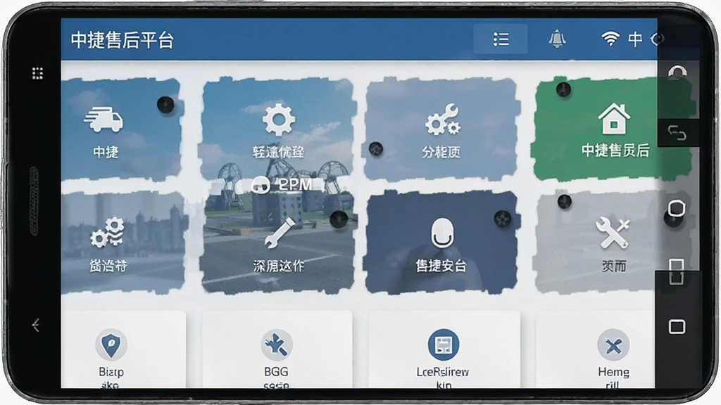 中捷售后平台 功能界面 安卓版