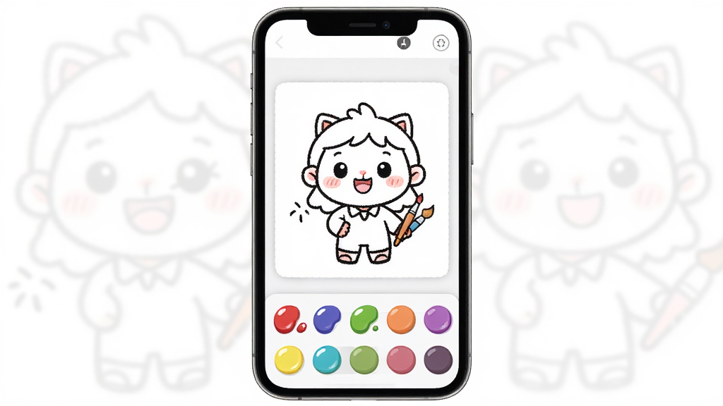 ����Ϳɫ���幦�ܽ��棬����Ϊ�ֻ���Ļ����ʾ��ͨ�߸�͵�ɫ�̣�����Ϊ�������е�ɫ�̾��£��Ű�ֱ�ۣ����Ϊ���ÿɰ��磬ϸ�ڰ���������Ϻͻ��ʹ��ߣ����ʸ���ɾ��޶���Ԫ��