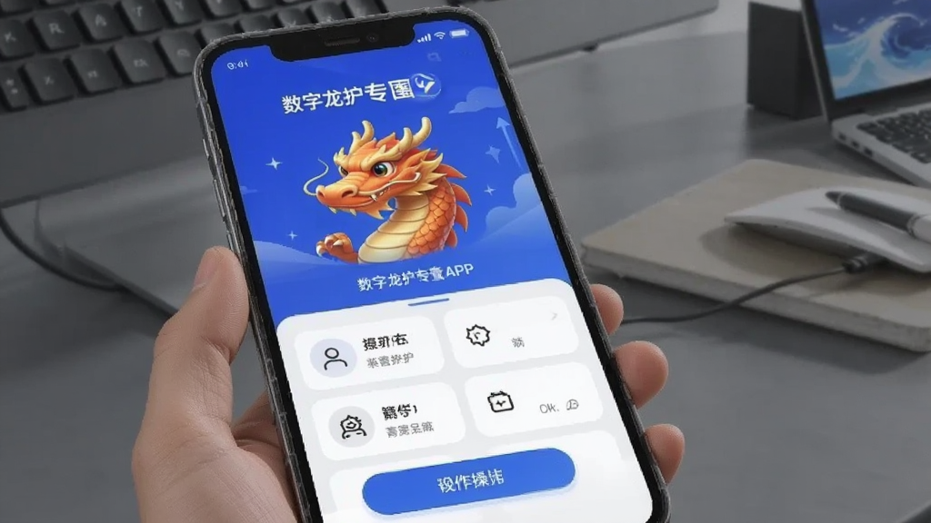 数字龙护专APP 功能操作界面