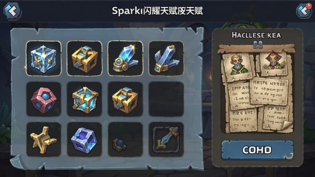 Sparkle闪耀天赋安卓版道具栏与线索收集界面