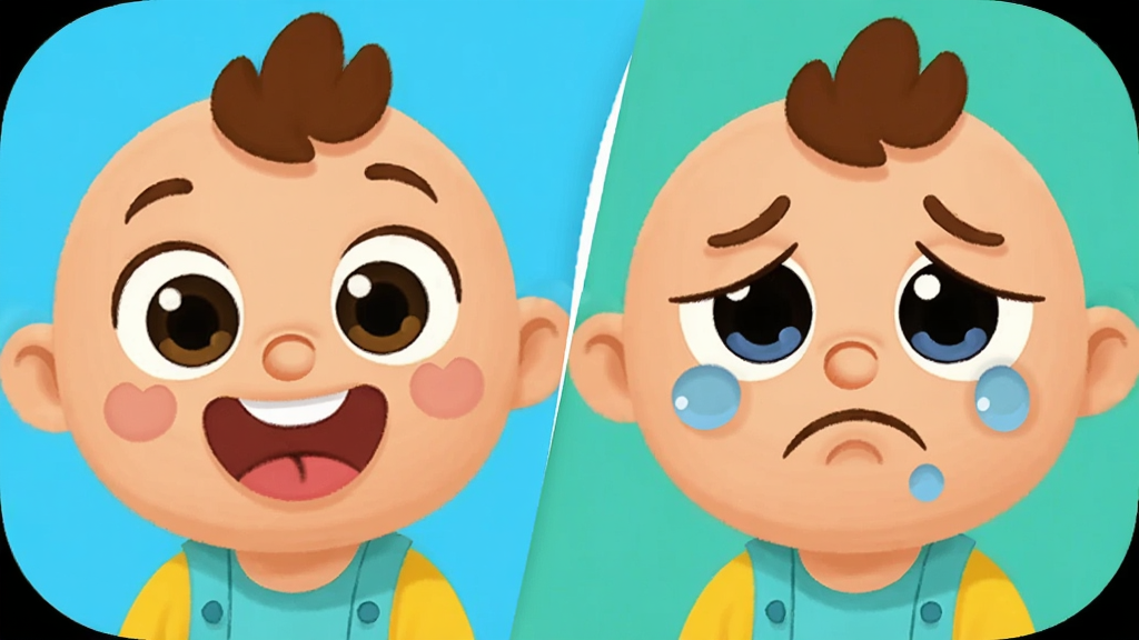 ����������APP�п�ͨС���˱��鷴����д��һ������Ц����һ��ʧ�����Աȣ���ͯ�廭���ɫ�����ޣ������������ɾ��޶���Ԫ��
