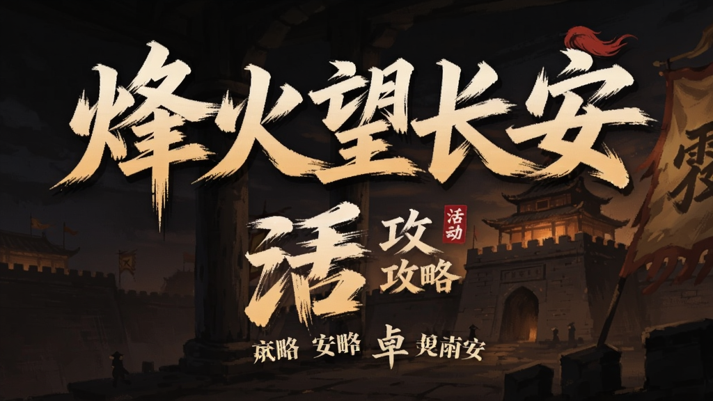 烽火望长安 活动 攻略 安卓版