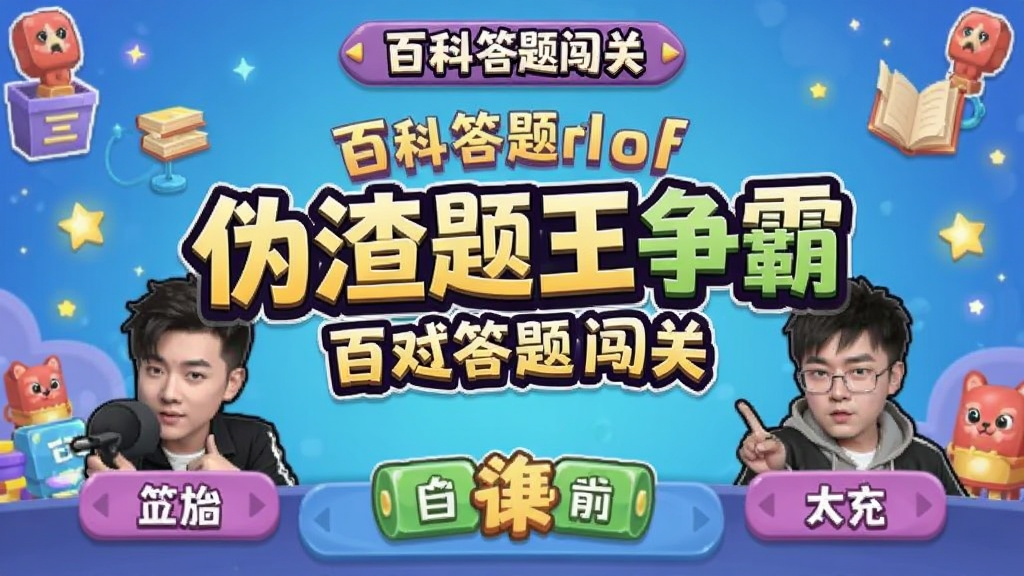 伪渣题王争霸 百科答题闯关游戏界面