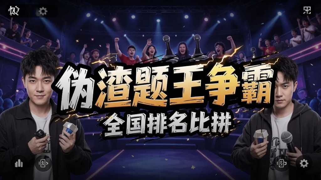伪渣题王争霸 全国排名比拼界面