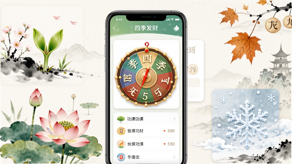 �ļ�����Ӧ��������չʾ����������Ϊ�ֻ���Ļ����Ļ����ʾ�ļ������빦���б�������Ϊ���ŵ��й���ˮī�����廭�����ּ���������Ű���ÿ�Ƭʽ��ƣ����������Ȼ��ϸ�ڰ�����ѿ���ĺɡ���Ҷ����ѩԪ�أ����ʸ��壬�ɾ����޶���Ԫ��