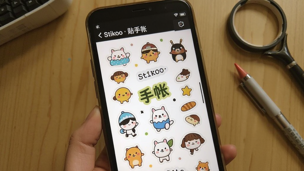 Stikoo 贴纸手帐 安卓版 功能界面