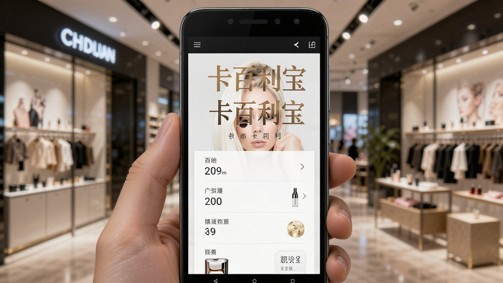 卡百利门店宝 功能界面 安卓版