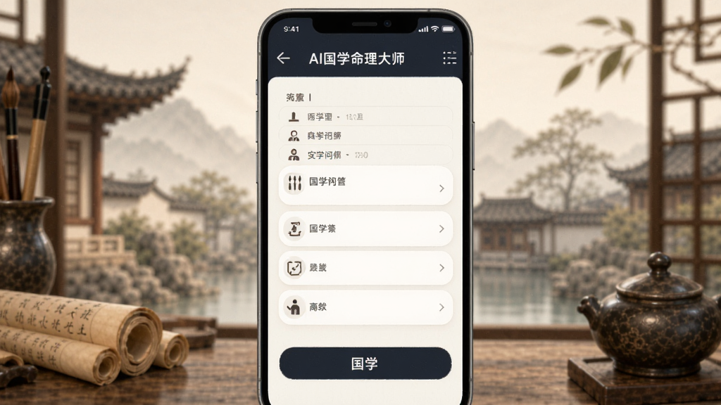 AI国学命理大师 安卓版 国学问答界面
