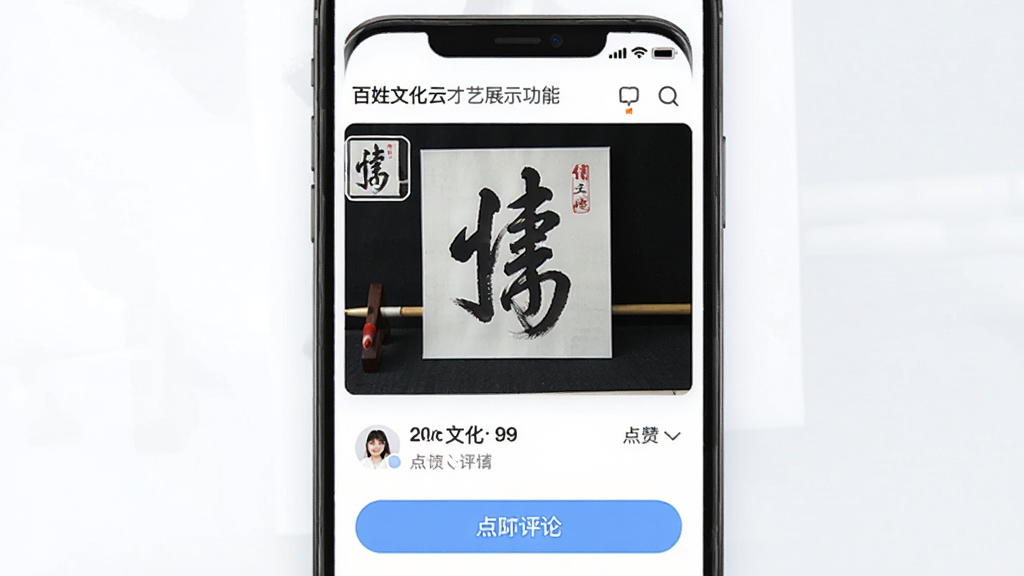 �����Ļ��Ʋ���չʾ���ܽ��棬����Ϊ�ֻ���Ļ����ʾ�û��ϴ����鷨��Ʒ�͵����������򣬲������½ṹ���Ű���ˬ������Լ������ϸ�ڰ�����Ʒ����ͼ�ͻ�����ť�������������ɾ��޶���Ԫ��