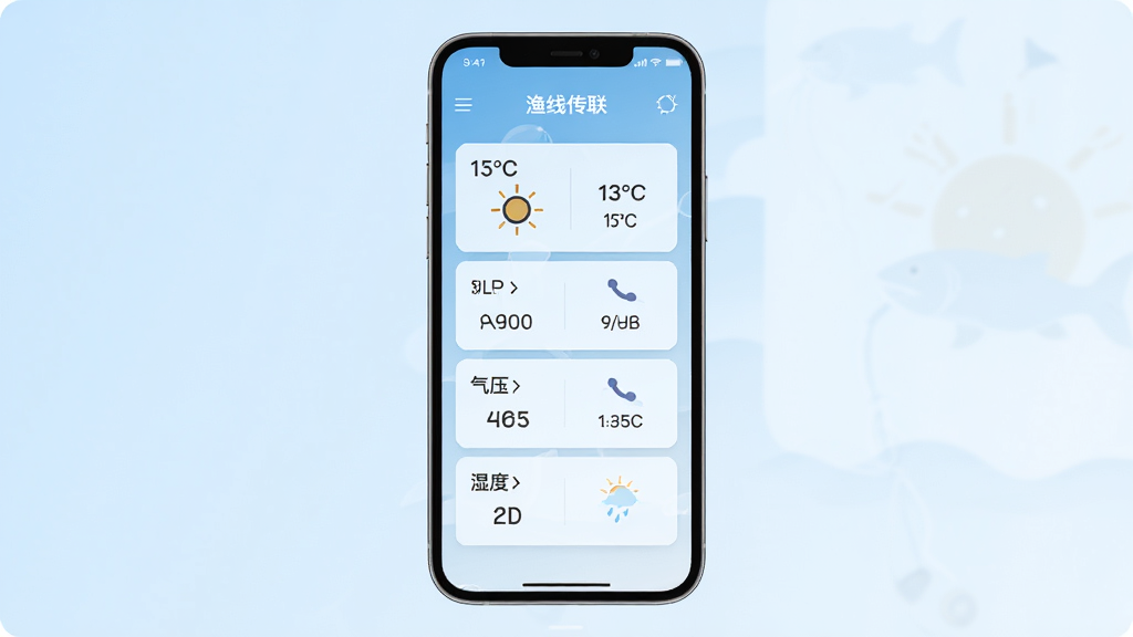 ���ߴ���Ӧ��������չʾ����������ѯ���ܣ������������ֻ���Ļ����Ļ����ʾ�¶ȡ�������ѹ��ʪ�ȵ�����������壬����Ϊ����ɫ���䣬�����������Ű����룬����Լ�ִ���ϸ�ھ��£������������ɾ����޶���Ԫ��
