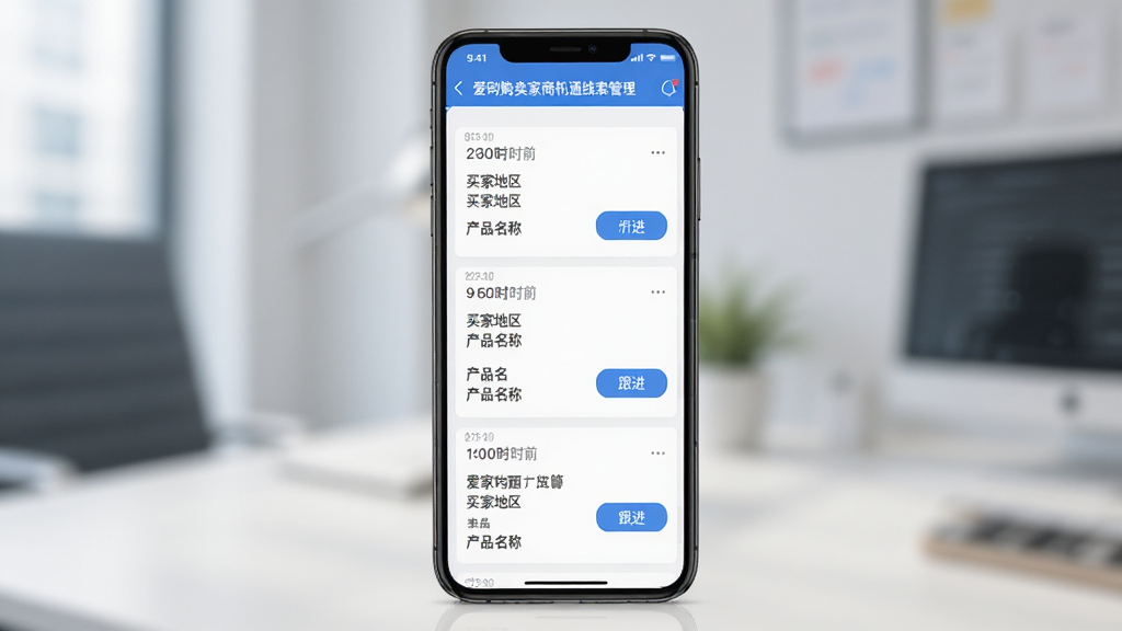 ���ɹ����Ұ��̻�ͨ��������ҳ�棬�ֻ�����������չʾ�������ѯ��������Ƭ������Ϊ�������е��б�ʽ���Ű��࣬���Ϊ��ˬǳɫ����磬ϸ�ڰ�������ʱ�䡢��ҵ�������Ʒ���ơ�������ť�����ʸ��壬�ɾ����޶���Ԫ��