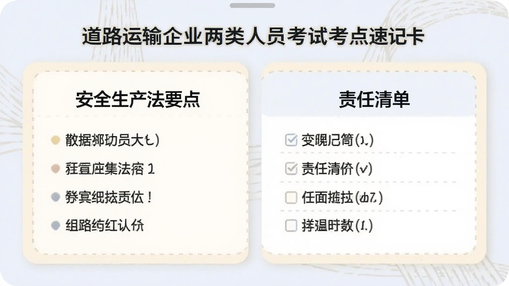 ��·������ҵ������Ա���Կ����ټǿ�Ƭ���棬��Ƭ��д�С���ȫ������Ҫ�㡱�͡������嵥��������Ϊǳɫ����ģʽ���Ű�����