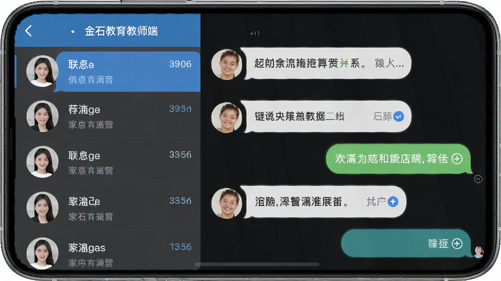 ��ʯ������ʦ����Ϣ��ͨ���棬����Ϊ�ֻ����촰����ҳ��Ի��б�������Ϊ�����ϵ���б��Ҳ�Ի����ݣ��Ű�������򣬷��Ϊ��ˬ��ʱͨѶ���ϸ�ڰ���ͷ����Ϣ���ݡ��Ѷ���ǣ������������ɾ����޶���Ԫ��