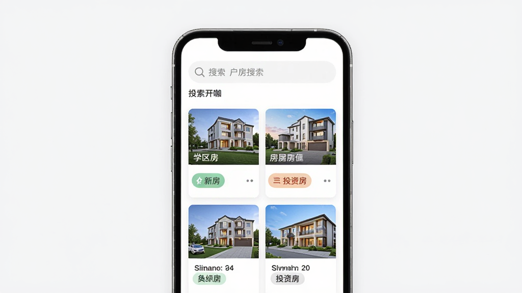 ����App������չʾ������Ϊ�ֻ���Ļ������Ϊ�������������·���Դ��Ƭ�б����Ű��������࣬����ִ���Լ��ϸ�ڰ���ѧ�������·���Ͷ�ʷ��ȱ�ǩ�����ʸ��壬�ɾ����޶���Ԫ��
