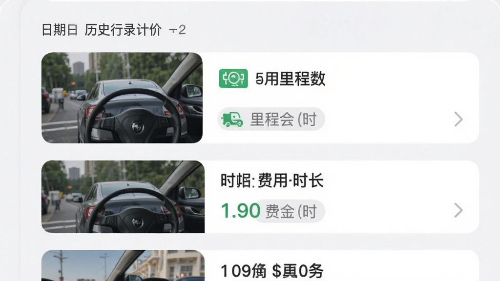 ��Լ��˳��Ƽ������г̼�¼�б�ҳ�棬����Ϊ��ʷ�г̿�Ƭʽ���У����ִ��ϵ���������ʾ���ڡ��������ʱ������ý��Ű������ͼ���Ľṹ�����Ϊ����ǳɫ����磬ϸ�ڰ�����ɫ���ͼ�����ɫʱ���ǩ�����ʸɾ������޶���Ԫ��