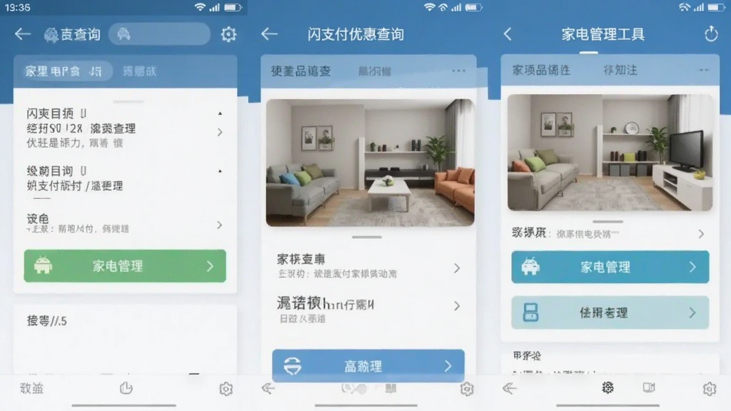 闪支付优惠查询 安卓版 家电管理工具 界面截图