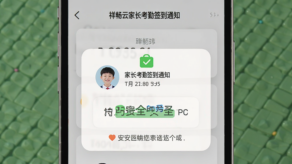 �鳩�Ƽҳ�����ǩ��֪ͨ���棬����Ϊ�ֻ���Ļ��ʾǩ���ɹ�������ʱ���¼�����־���ͻ�����Ű���Ŀ�����ǳɫ�ʸУ�ϸ�ڰ���ѧ��ͷ�񡢴�ʱ�䡢��ȫ��ʾ���֣������������ɾ����޶���Ԫ��