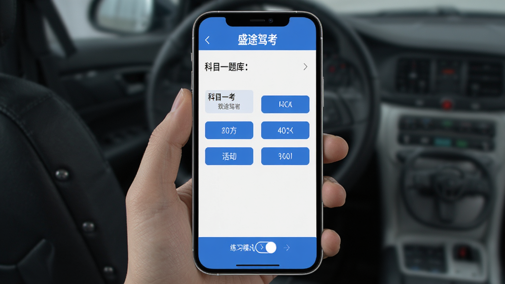 ʢ;�ݿ�APP������չʾ���ֻ���Ļ����ʾ��Ŀһ����б��ʹ���ѡ���������ˬ����ɫ����������ɫ����ɫ��������ʾ�������ơ�ʢ;�ݿ������м�Ϊ��Ŀ��ѡ�ť���ײ�����ϰģʽ�л��������岼����������ƽ��UI��񣬻��������ɾ����޶���Ԫ��