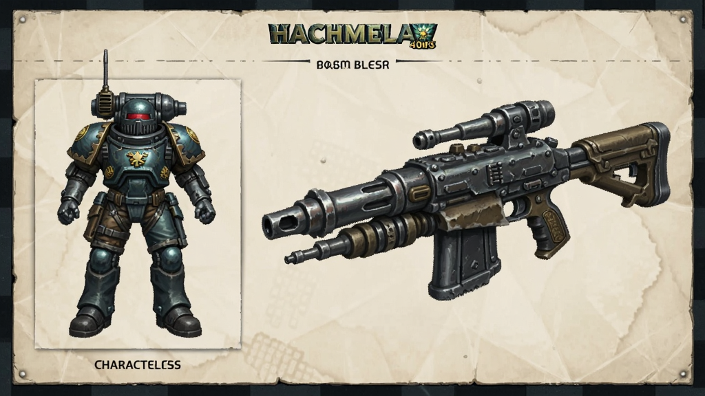 ս��40K����ʸǹBoom��װ�� ��ɫͼ��