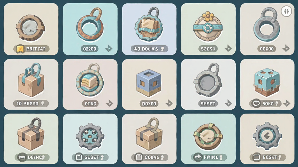 Unlock Rings��Ϸ���߽��棬����Ϊ�������ͼ���������У����ֲ�������״�Ű棬���Ϊ����ǳɫϵ��ƽ��ƣ�ϸ�ڰ�����ʾ�����������õ�ͼ���������ʶ�����ʸ��壬�ɾ��޶���Ԫ��