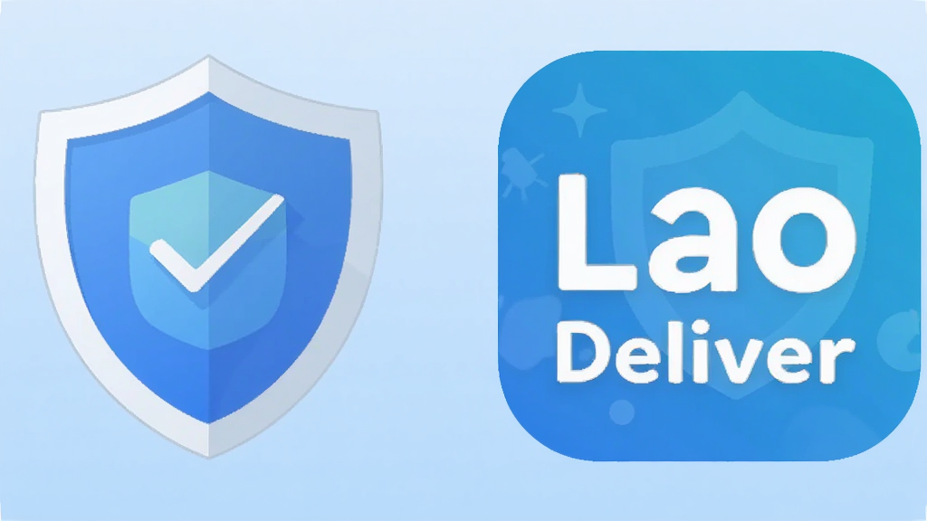 �ֻ���ȫ����ͼ���� Lao Deliver Ӧ��ͼ�겢��չʾ������Ϊǳ��ɫ���䣬������ɾ���ͻ����˽�������⣬��ƽ�����ϸ�����������ʸɾ����޶���Ԫ��