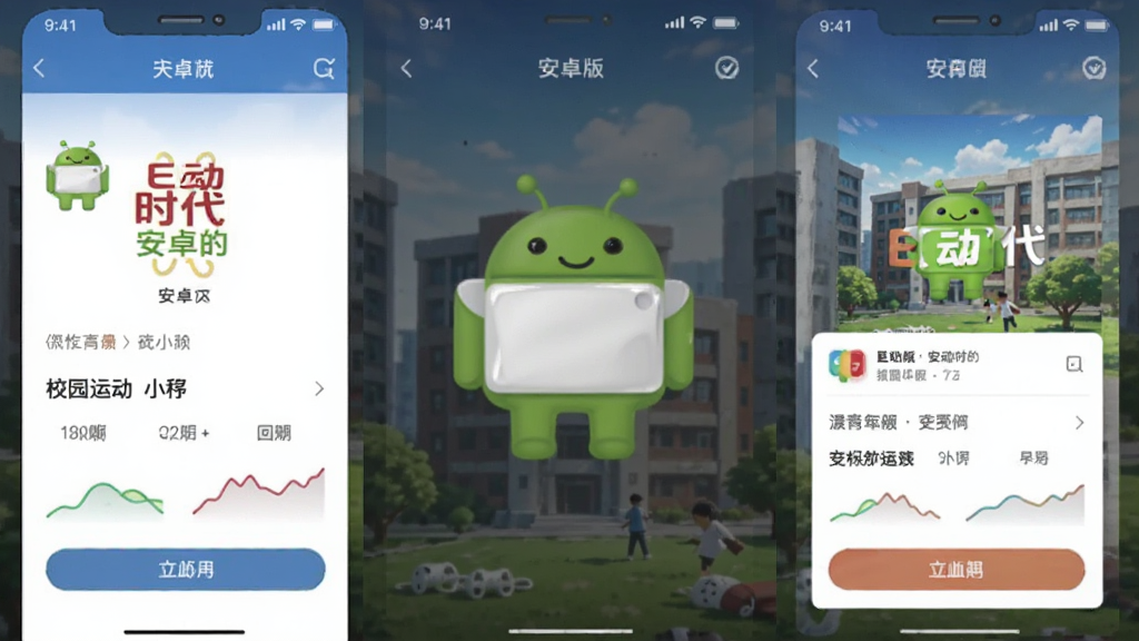 E动时代 安卓版 校园运动小程序 界面截图