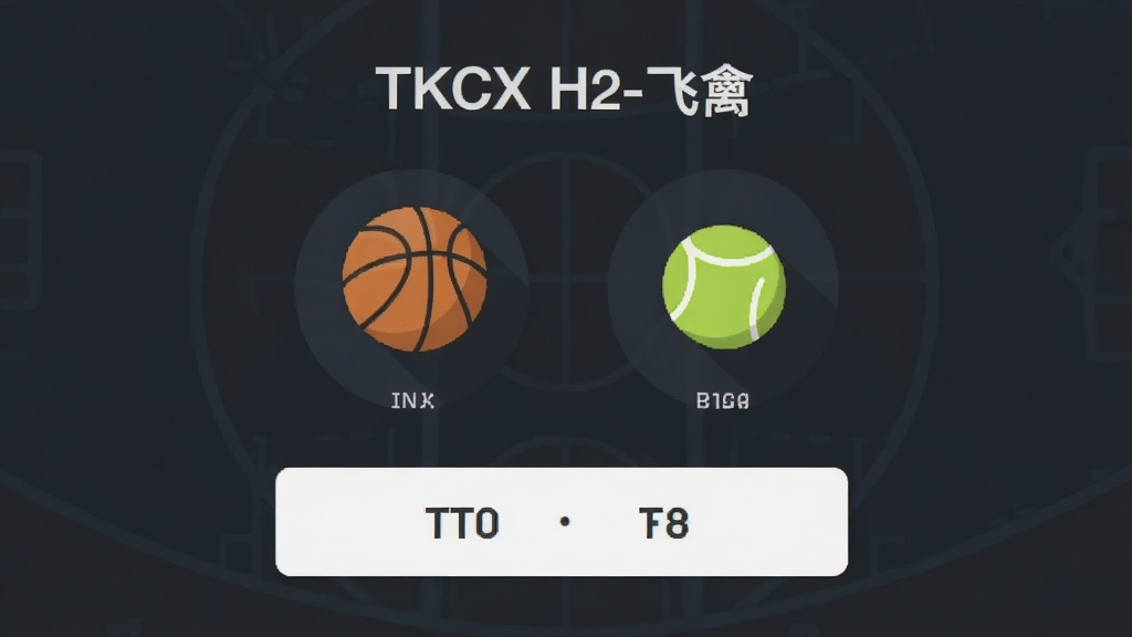 TKCX H2-飞禽 应用主界面 居中展示篮球羽毛球乒乓球网球四种运动图标 下方为比分记录按钮 布局简洁 排版整齐 扁平化风格 细节清晰 画质干净 无多余元素