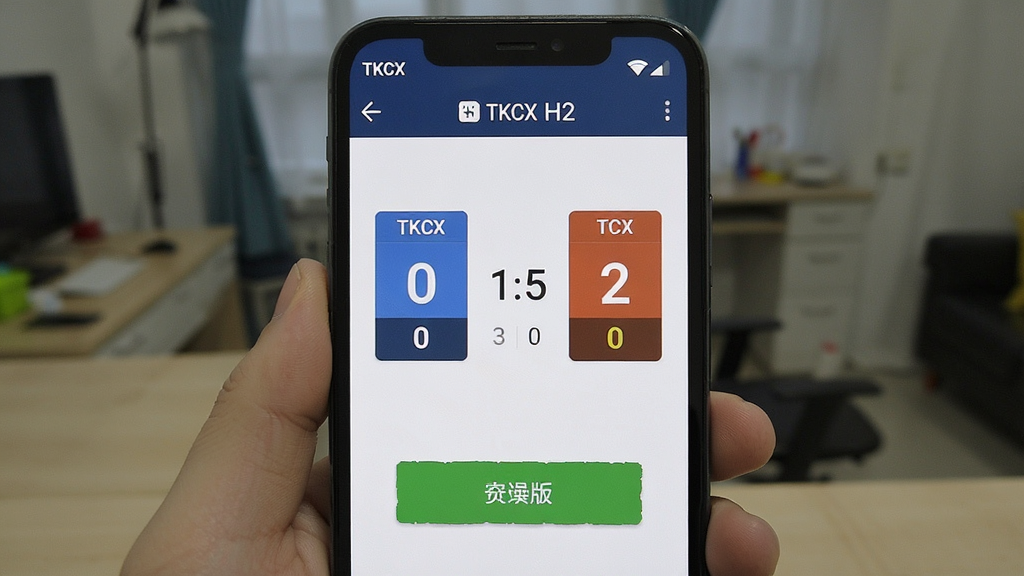 TKCX H2 安卓版 比分记录操作界面